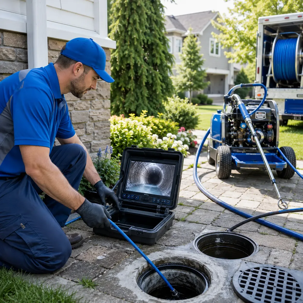 Outdoor drain cleaning professionals serving Cantril, IA
